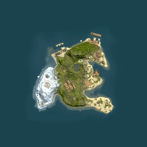 Rust map seed 1385184864, 2000x2000m top-down preview