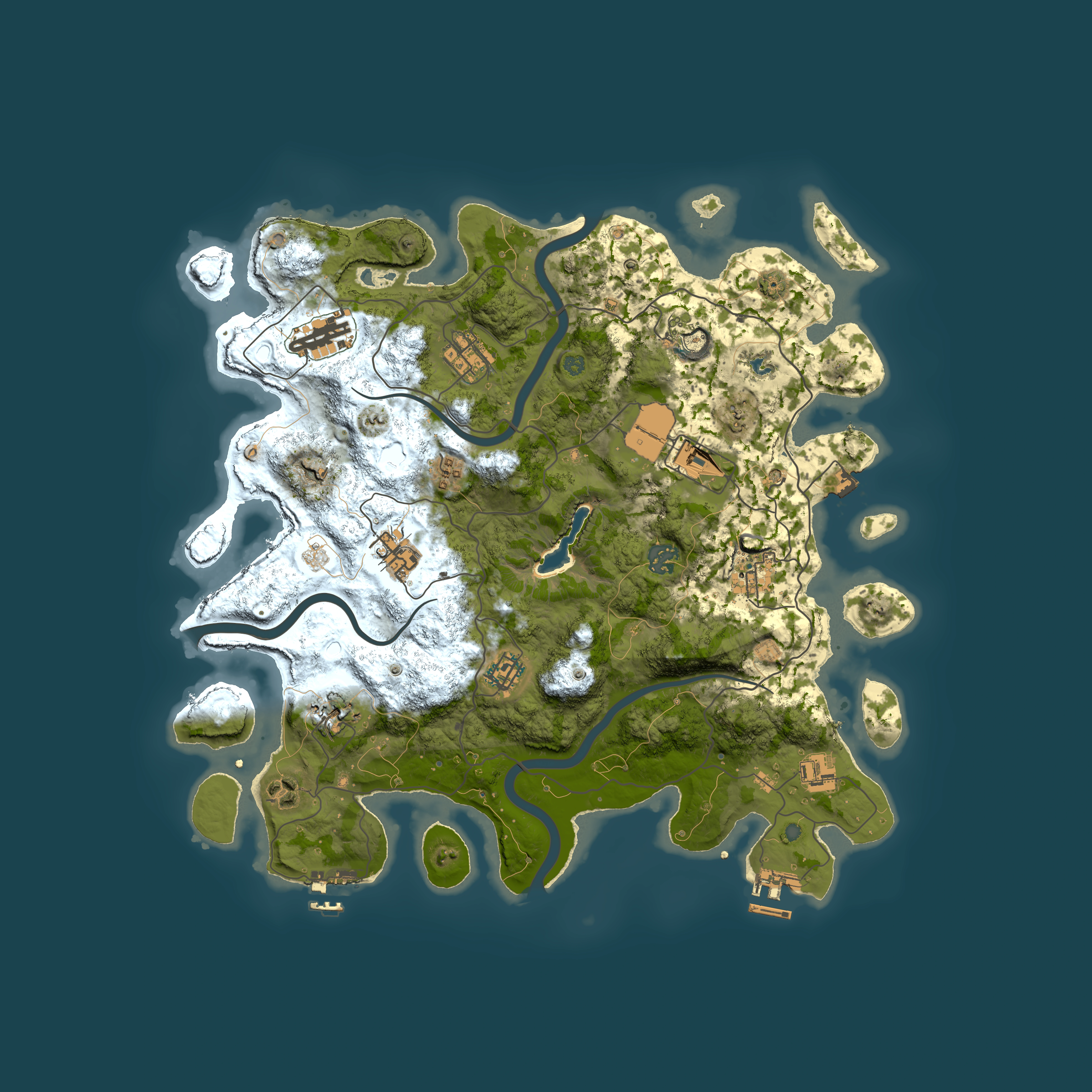 Full top-down render of Rust map seed 508497264, 4000x4000m
