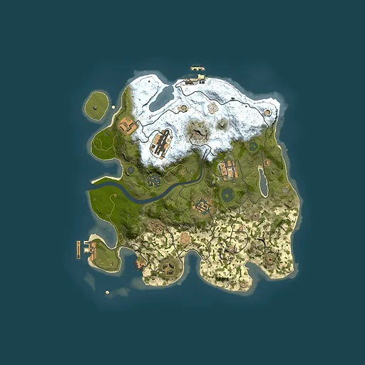 Rust map seed 2094918927, 3000x3000m top-down preview