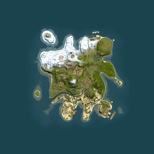 Rust map seed 247983206, 2500x2500m top-down preview