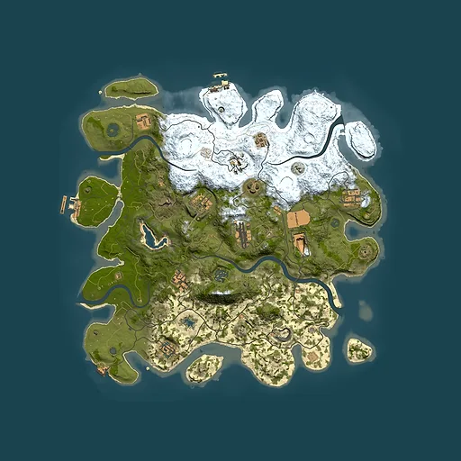 Rust map seed 62552682, 4000x4000m top-down preview