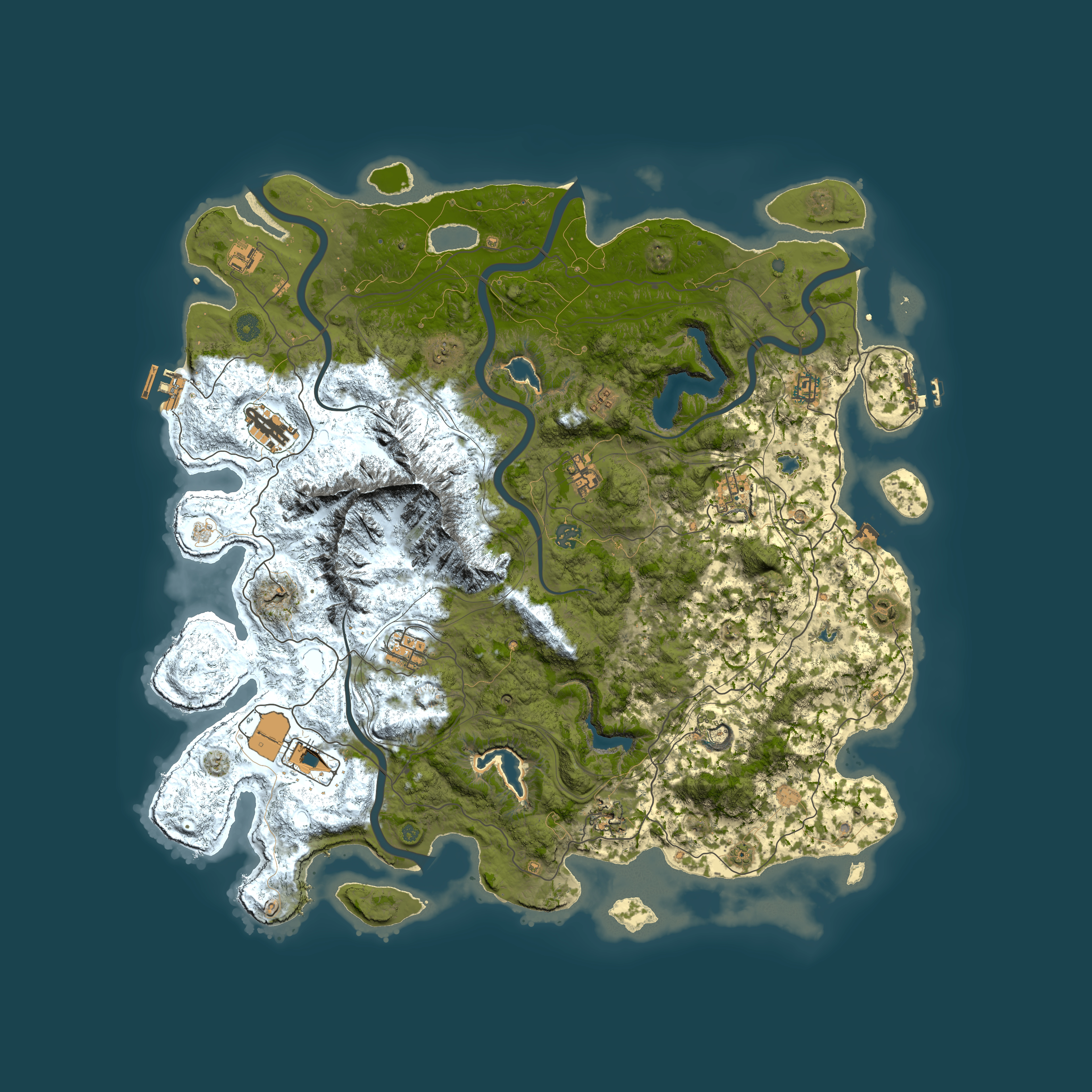 Full top-down render of Rust map seed 702541159, 5000x5000m