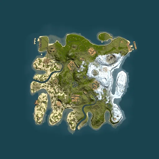 Rust map seed 1526255020, 3000x3000m top-down preview