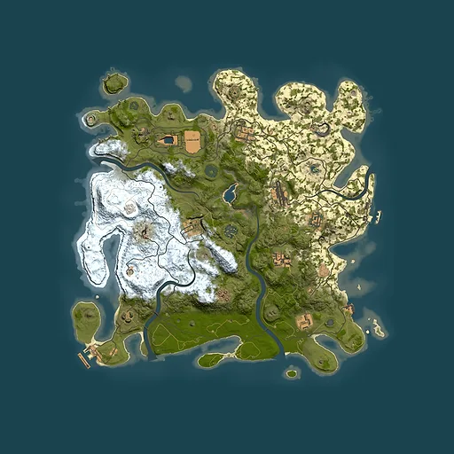 Rust map seed 572901002, 4000x4000m top-down preview
