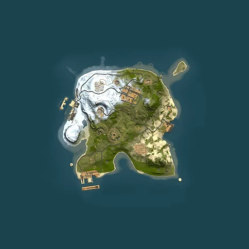 Rust map seed 1460105908, 2000x2000m top-down preview