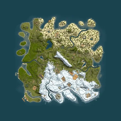 Rust map seed 1103972867, 4500x4500m top-down preview