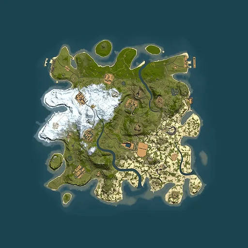 Rust map seed 1654321705, 3500x3500m top-down preview