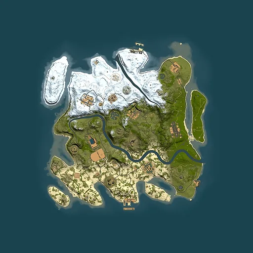 Rust map seed 1862179072, 3500x3500m top-down preview