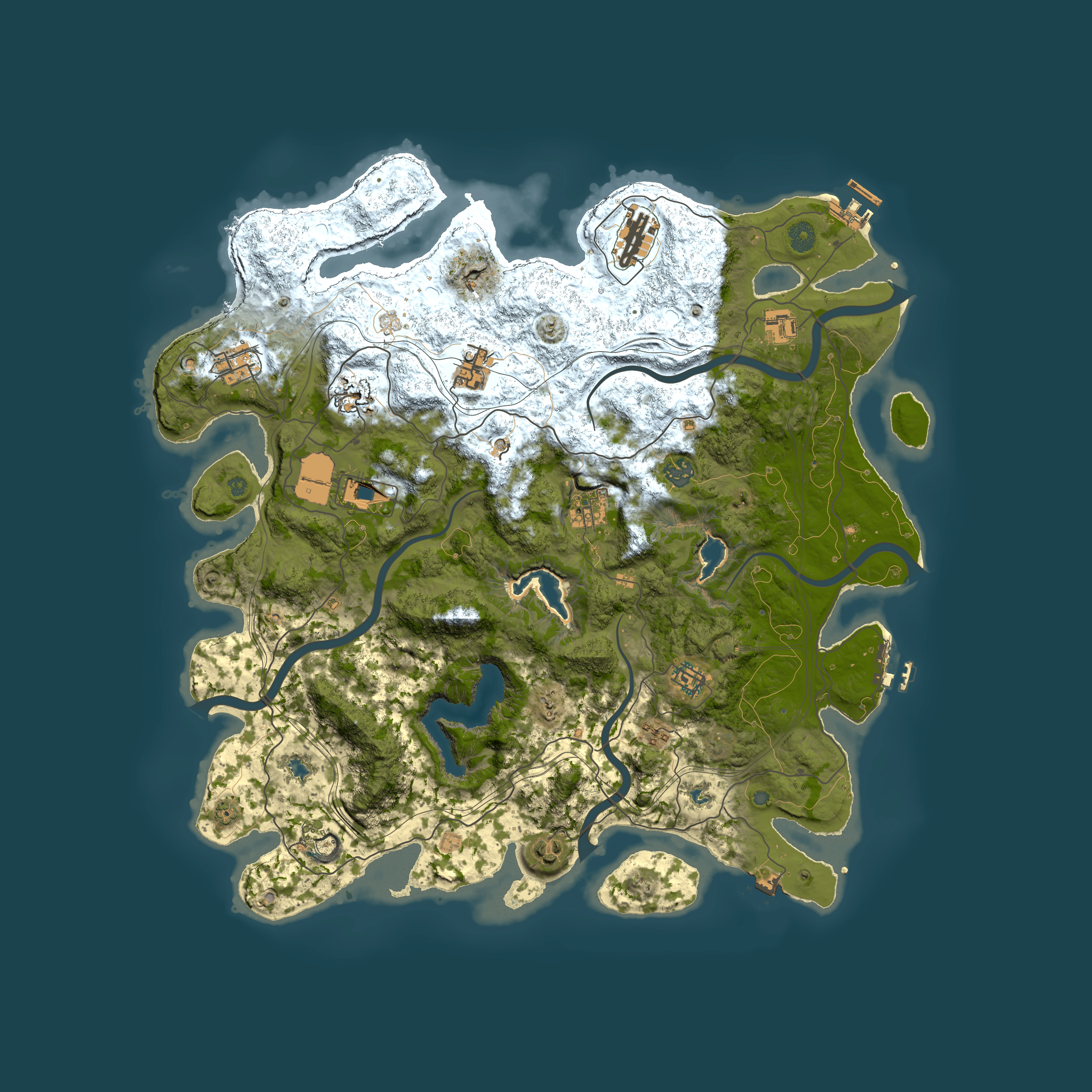 Full top-down render of Rust map seed 398690284, 4500x4500m