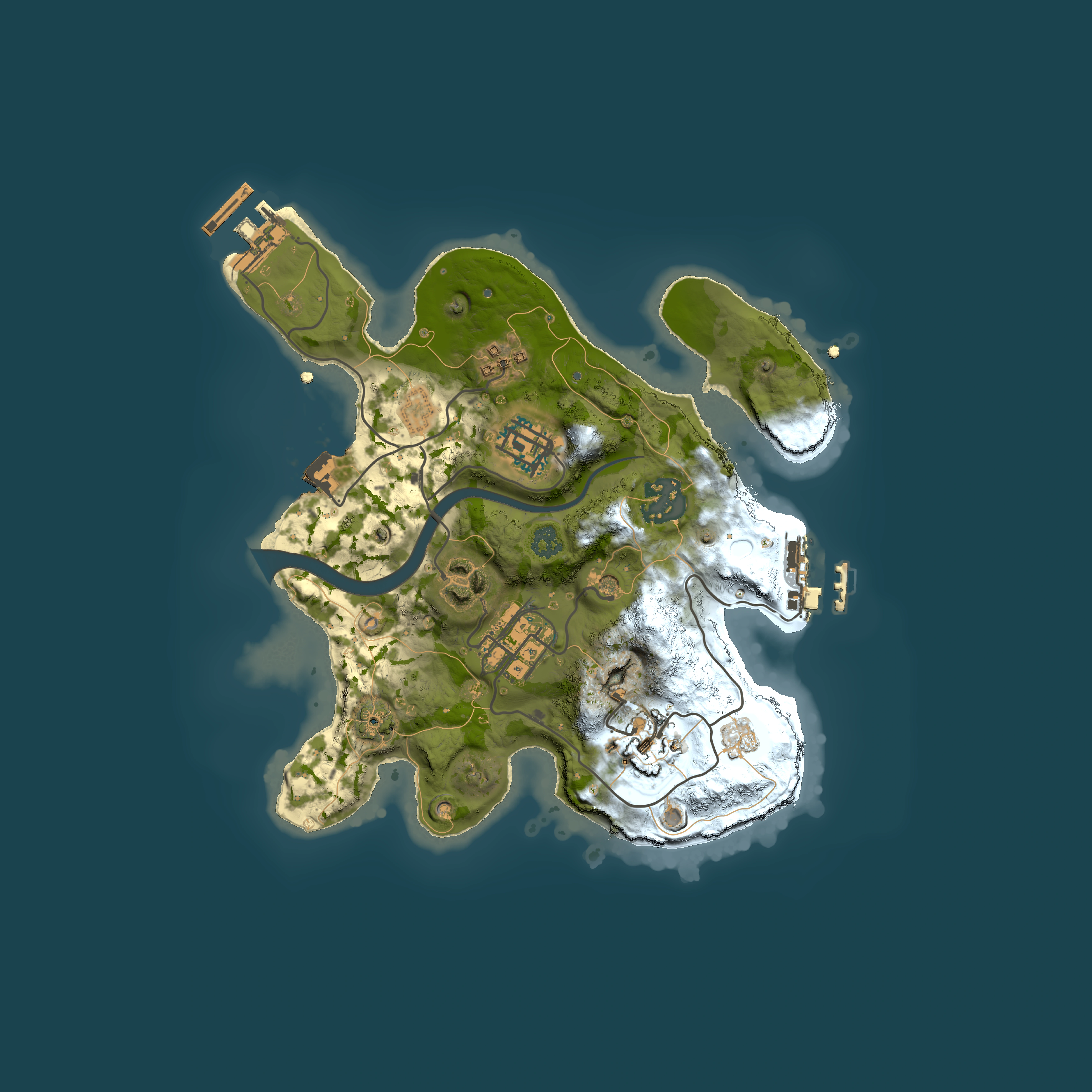 Full top-down render of Rust map seed 746996218, 2500x2500m