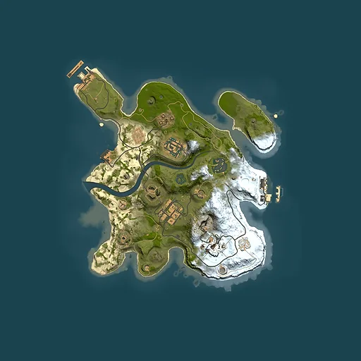 Rust map seed 746996218, 2500x2500m top-down preview