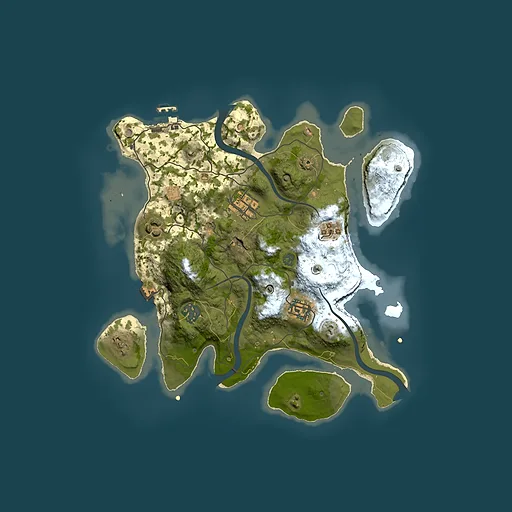 Rust map seed 1856352565, 3000x3000m top-down preview