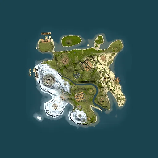 Rust map seed 1867569021, 2500x2500m top-down preview