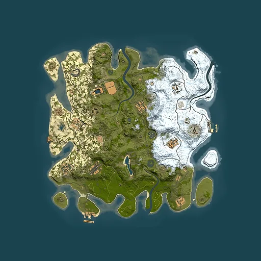 Rust map seed 1978045048, 4000x4000m top-down preview
