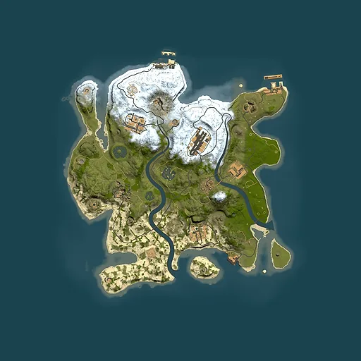 Rust map seed 1730493965, 3000x3000m top-down preview