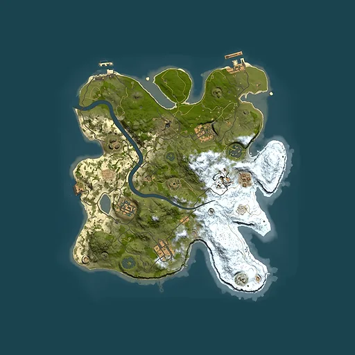 Rust map seed 1799206109, 3000x3000m top-down preview