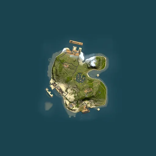 Rust map seed 1064104950, 1500x1500m top-down preview