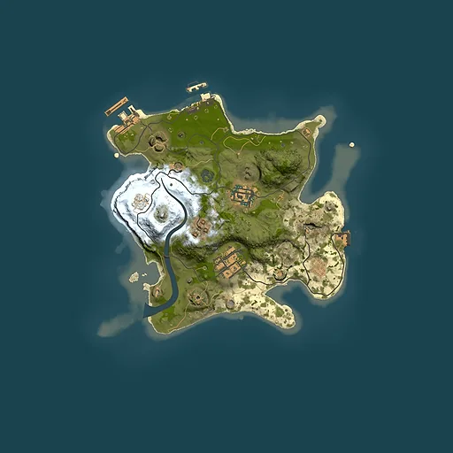 Rust map seed 70811748, 2500x2500m top-down preview