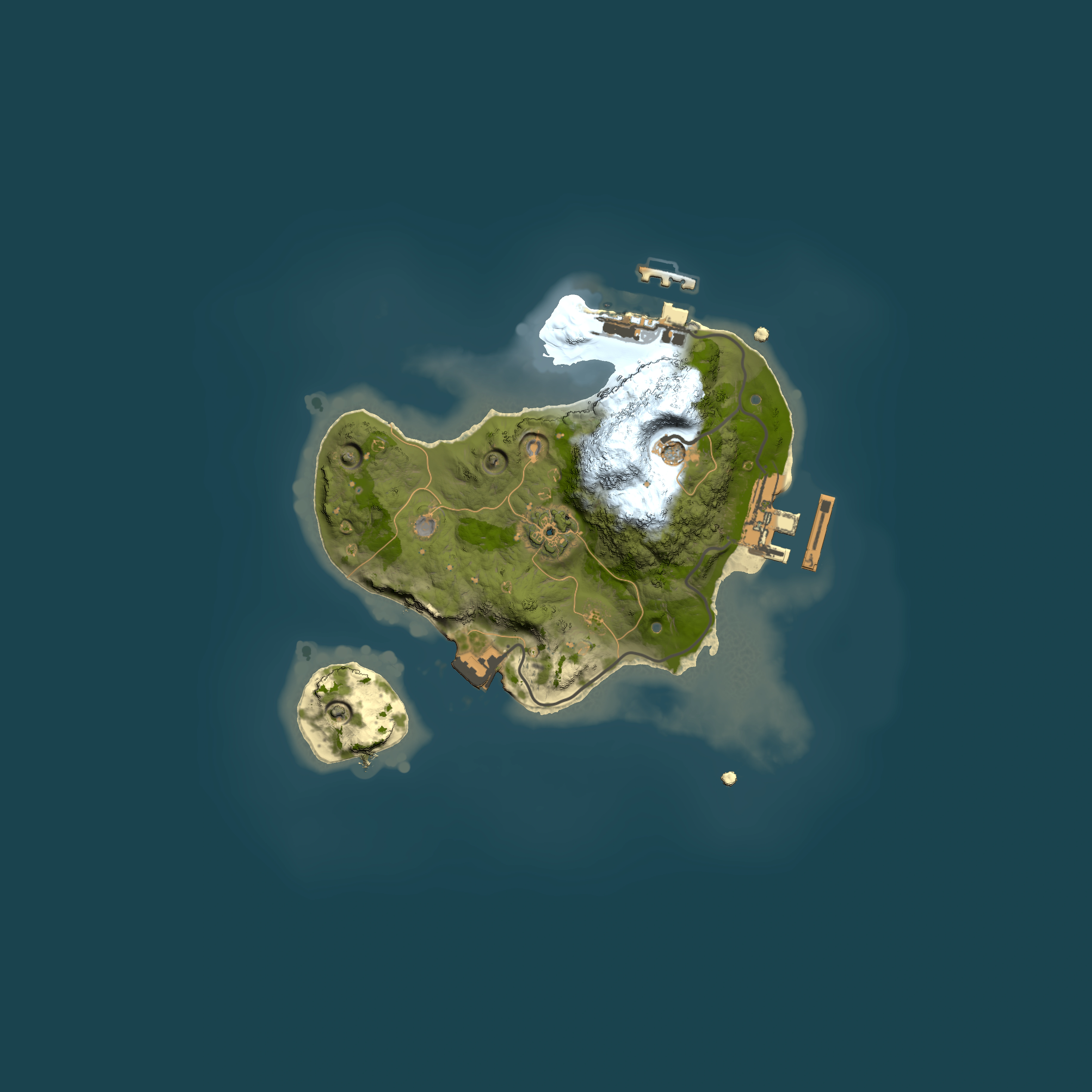 Full top-down render of Rust map seed 1656799585, 2000x2000m