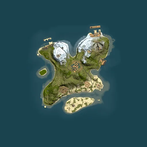 Rust map seed 1154655176, 2000x2000m top-down preview