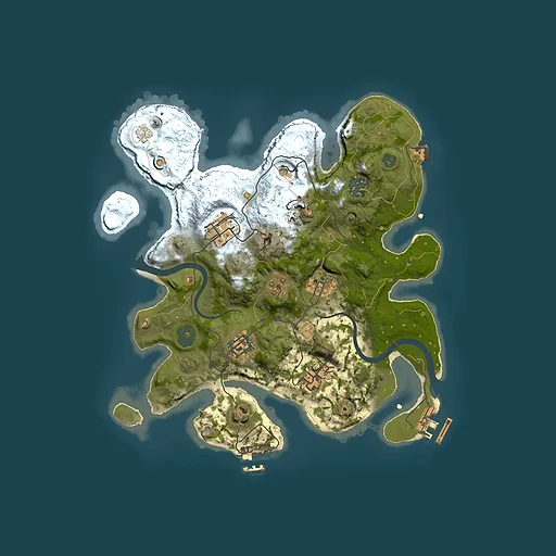 Rust map seed 1983136506, 3000x3000m top-down preview