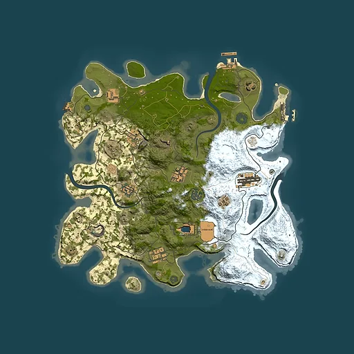 Rust map seed 1479725967, 3500x3500m top-down preview