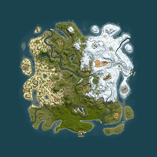 Rust map seed 1476763654, 4500x4500m top-down preview