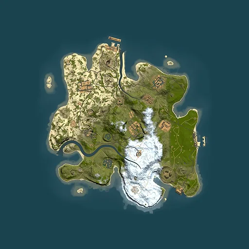 Rust map seed 1927857264, 3000x3000m top-down preview