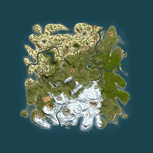 Rust map seed 2047723751, 4500x4500m top-down preview