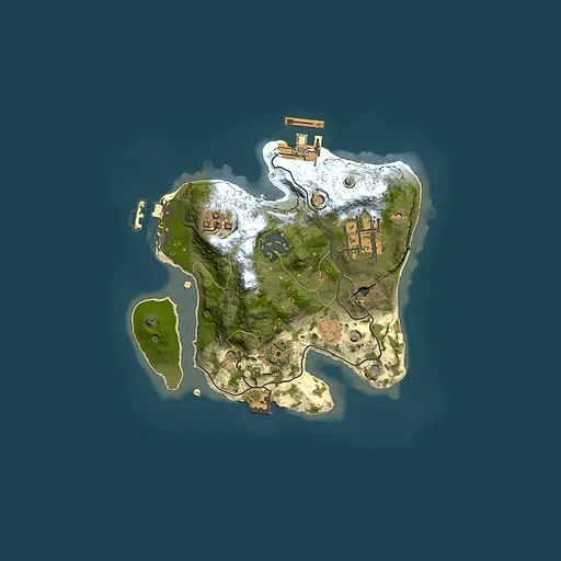 Rust map seed 801333631, 2000x2000m top-down preview