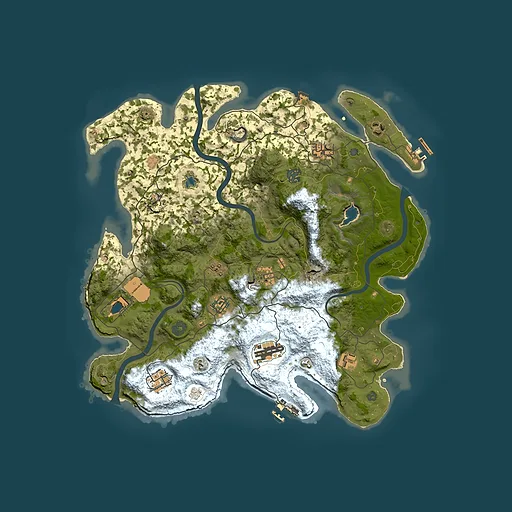Rust map seed 391272322, 4000x4000m top-down preview