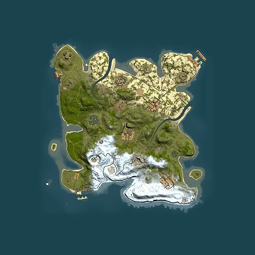 Rust map seed 2099838763, 3000x3000m top-down preview