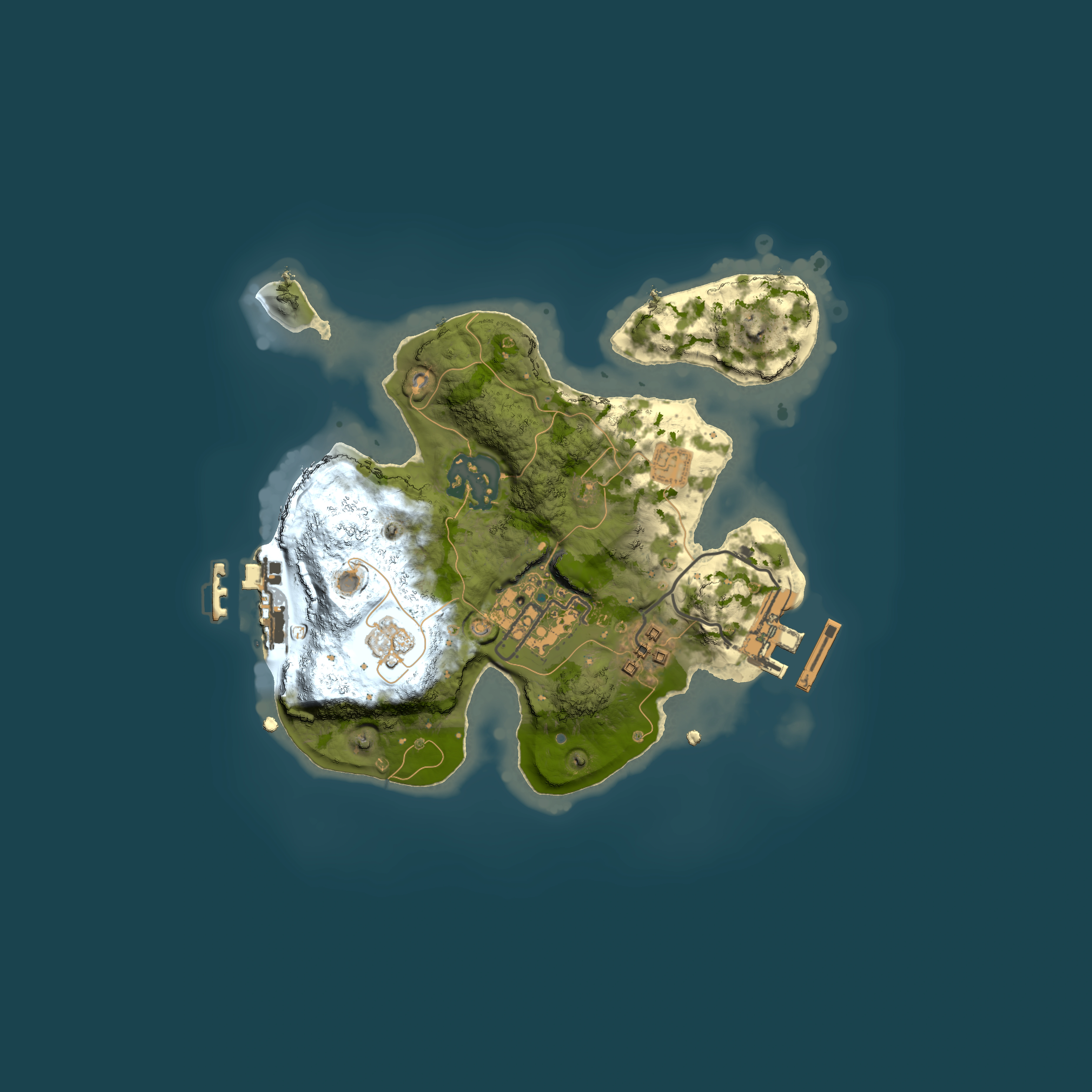 Full top-down render of Rust map seed 437297356, 2000x2000m