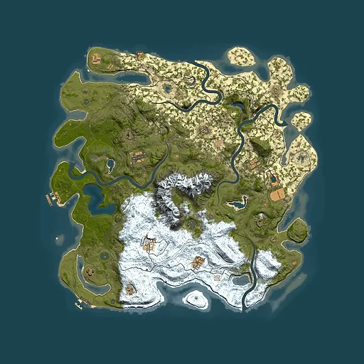 Rust map seed 81148315, 5000x5000m top-down preview