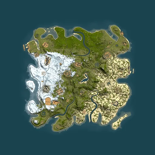 Rust map seed 475721200, 4000x4000m top-down preview