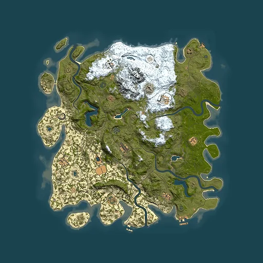 Rust map seed 1122737252, 5000x5000m top-down preview