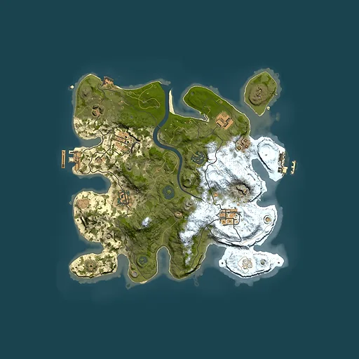 Rust map seed 1505140519, 3000x3000m top-down preview