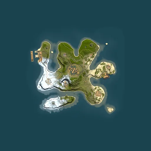 Rust map seed 1045474830, 2000x2000m top-down preview