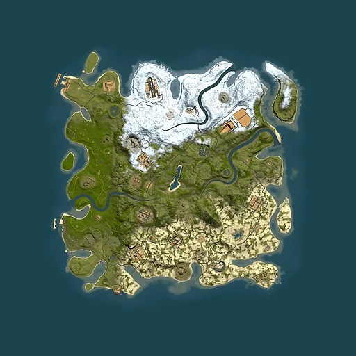 Rust map seed 117995653, 4000x4000m top-down preview