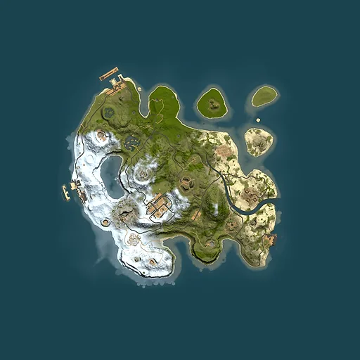 Rust map seed 166280159, 2500x2500m top-down preview