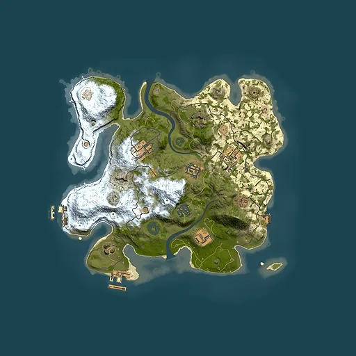 Rust map seed 1015569096, 3000x3000m top-down preview