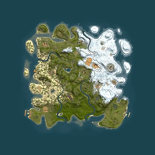 Rust map seed 2096608165, 4000x4000m top-down preview