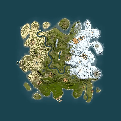 Rust map seed 1715817811, 4000x4000m top-down preview