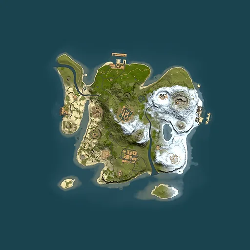Rust map seed 1541494240, 2500x2500m top-down preview