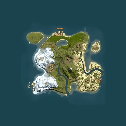 Rust map seed 898733983, 2500x2500m top-down preview