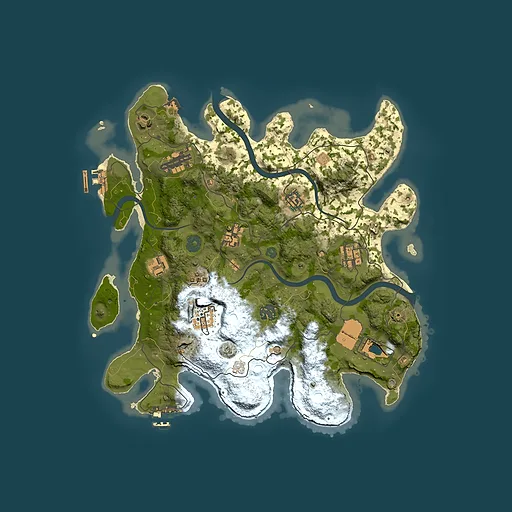 Rust map seed 1827991996, 3500x3500m top-down preview