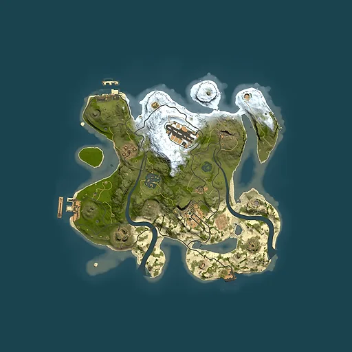 Rust map seed 1731520549, 2500x2500m top-down preview