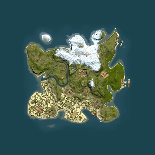 Rust map seed 1476428581, 3000x3000m top-down preview