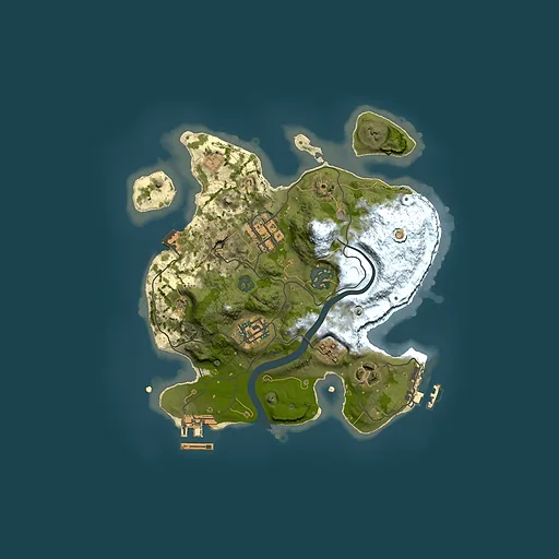 Rust map seed 206679936, 2500x2500m top-down preview