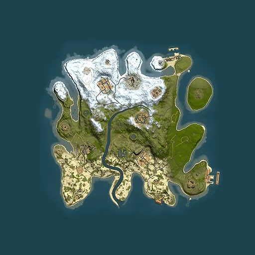 Rust map seed 77854103, 3000x3000m top-down preview